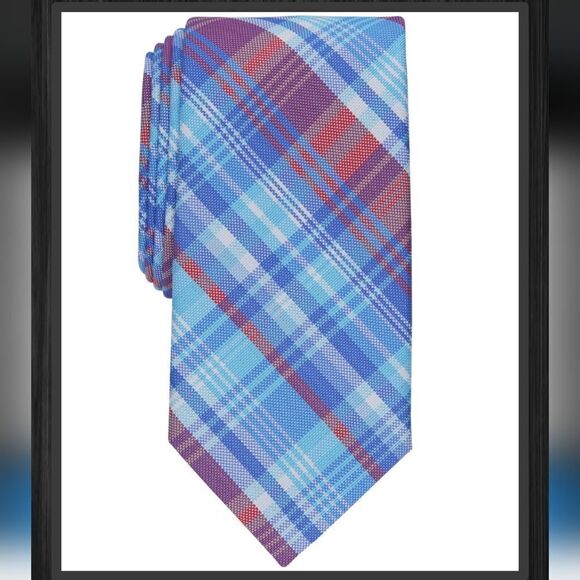 Club Room Classic Garcia Plaid Tie - Picture 1 of 8